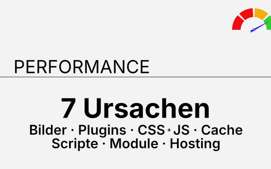 7 typische Performance-Bremsen bei bestehenden WordPress- und Divi-Websites